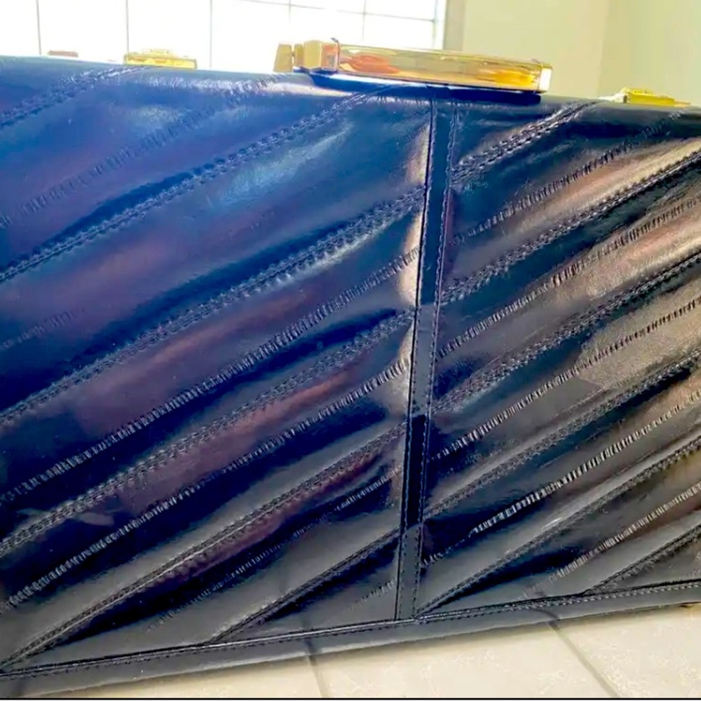 Briefcase Leather Eel Skin - excellent condition $65